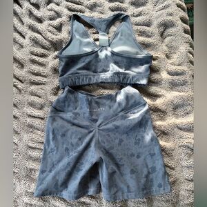 Alphalete Blue Camo Sports Set